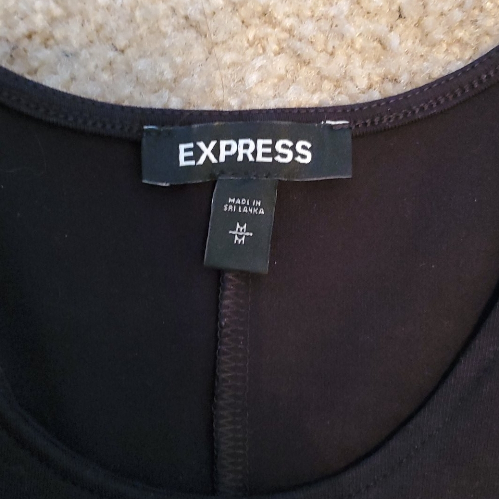 EXPRESS COLOR BLOCK SIDE RACERBACK - Picture 5 of 6